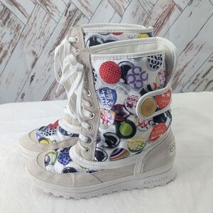 Coach Dorean Multi-Color Ski & Snow Boots – Waterproof/Snow Resistant